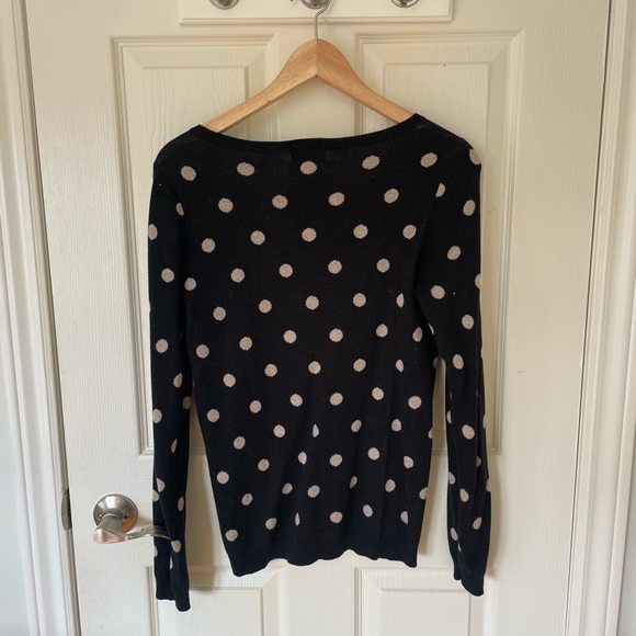Polka dot scoop neck sweater - Picture 3 of 3